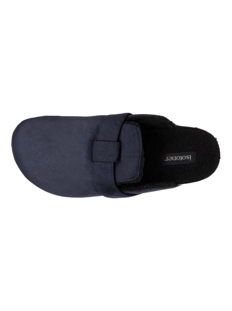 Zapatillas zuecos suela con memoria de forma hombre Isotoner Azul marino - Kiabi
