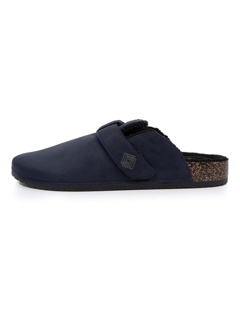 Zapatillas zuecos suela con memoria de forma hombre Isotoner Azul marino - Kiabi