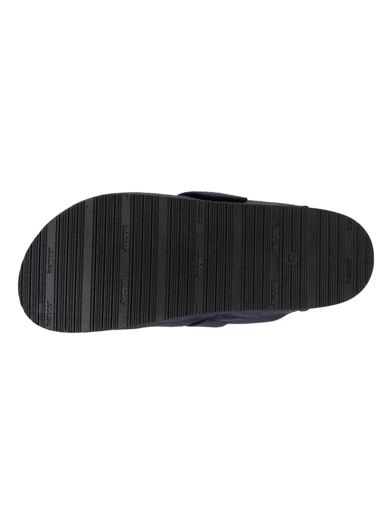 Zapatillas zuecos suela con memoria de forma hombre Isotoner Azul marino - Kiabi
