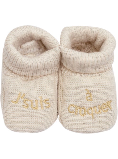 Zapatitos de bebé con bordado - Kiabi