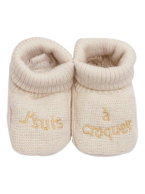 Zapatitos de bebé con bordado - Kiabi
