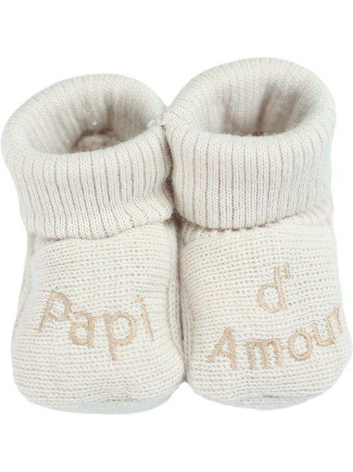 Zapatitos de bebé con bordado yayo de amor - Kiabi