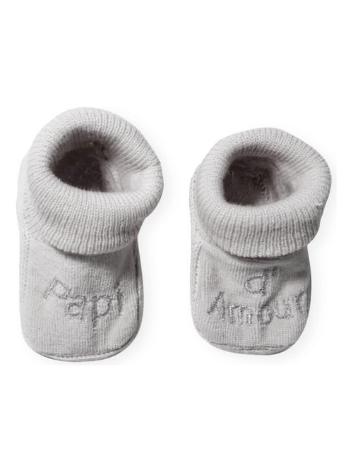 zapatitos de bebé con bordado yayo de amor - Kiabi