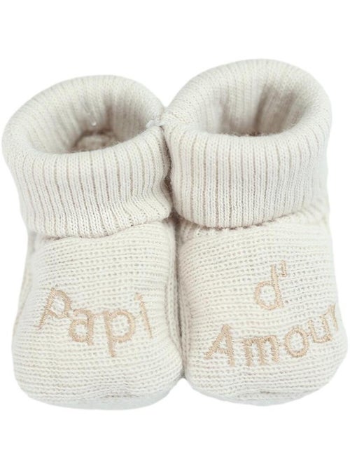 zapatitos de bebé con bordado yayo de amor - Kiabi