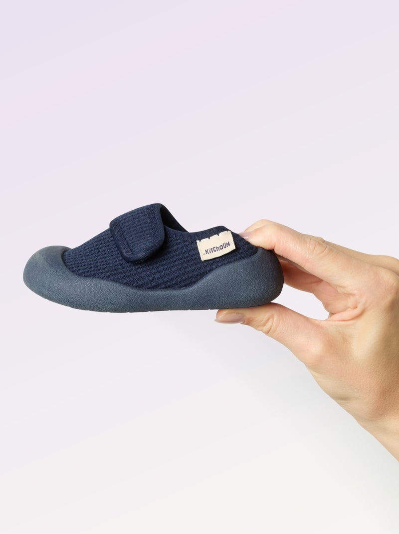 Zapatitos de motricidad 3 'primeros pasos' - Kitchoun azul - Kiabi