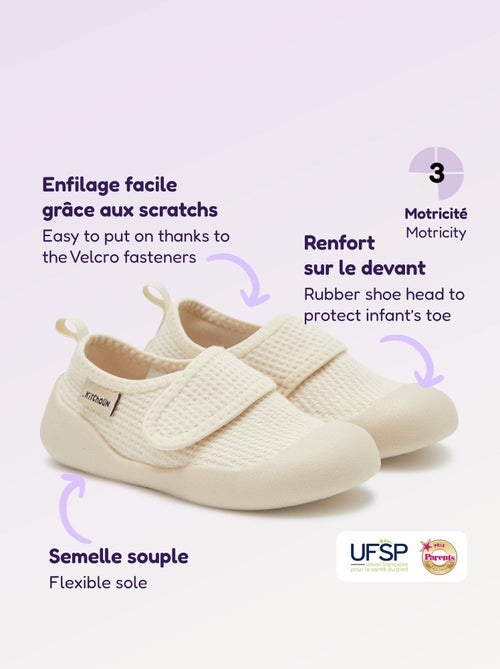 Zapatitos de motricidad 3 'primeros pasos' - Kitchoun - Kiabi