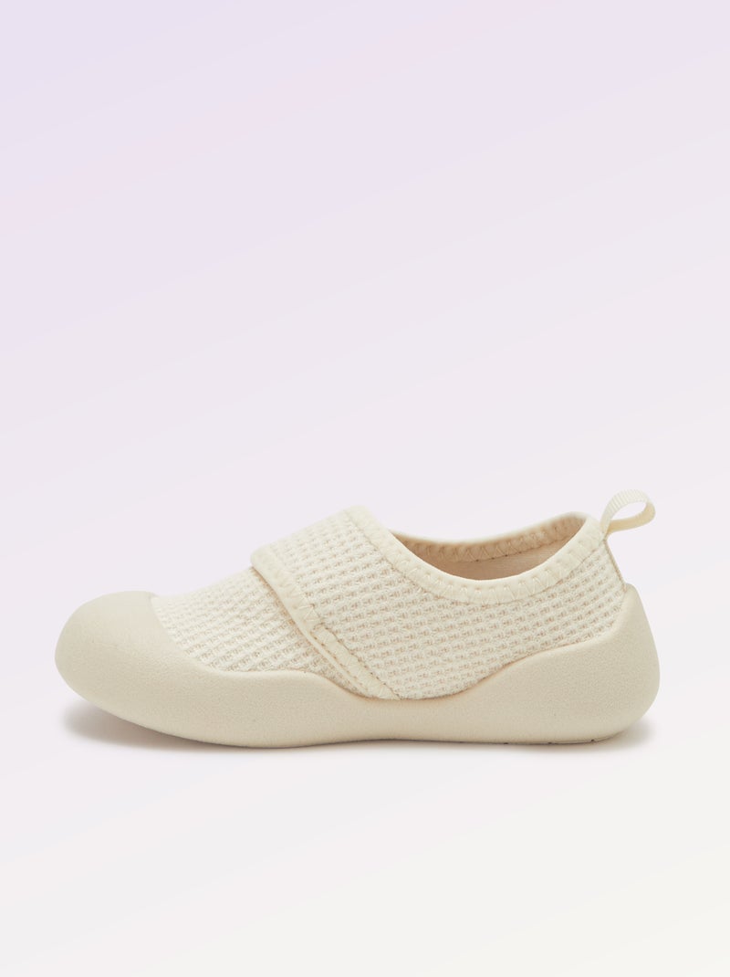 Zapatitos de motricidad 3 'primeros pasos' - Kitchoun Beige - Kiabi
