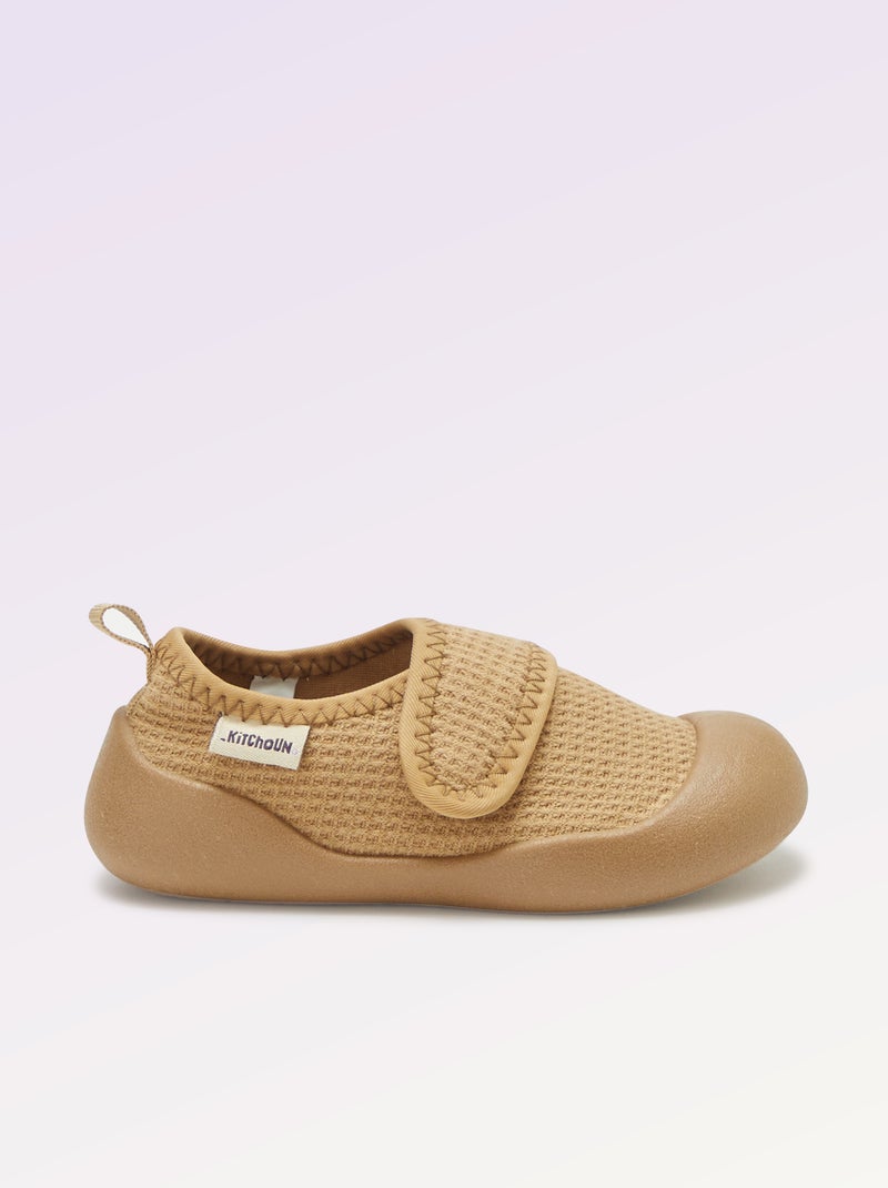 Zapatitos de motricidad 3 'primeros pasos' - Kitchoun Marron - Kiabi