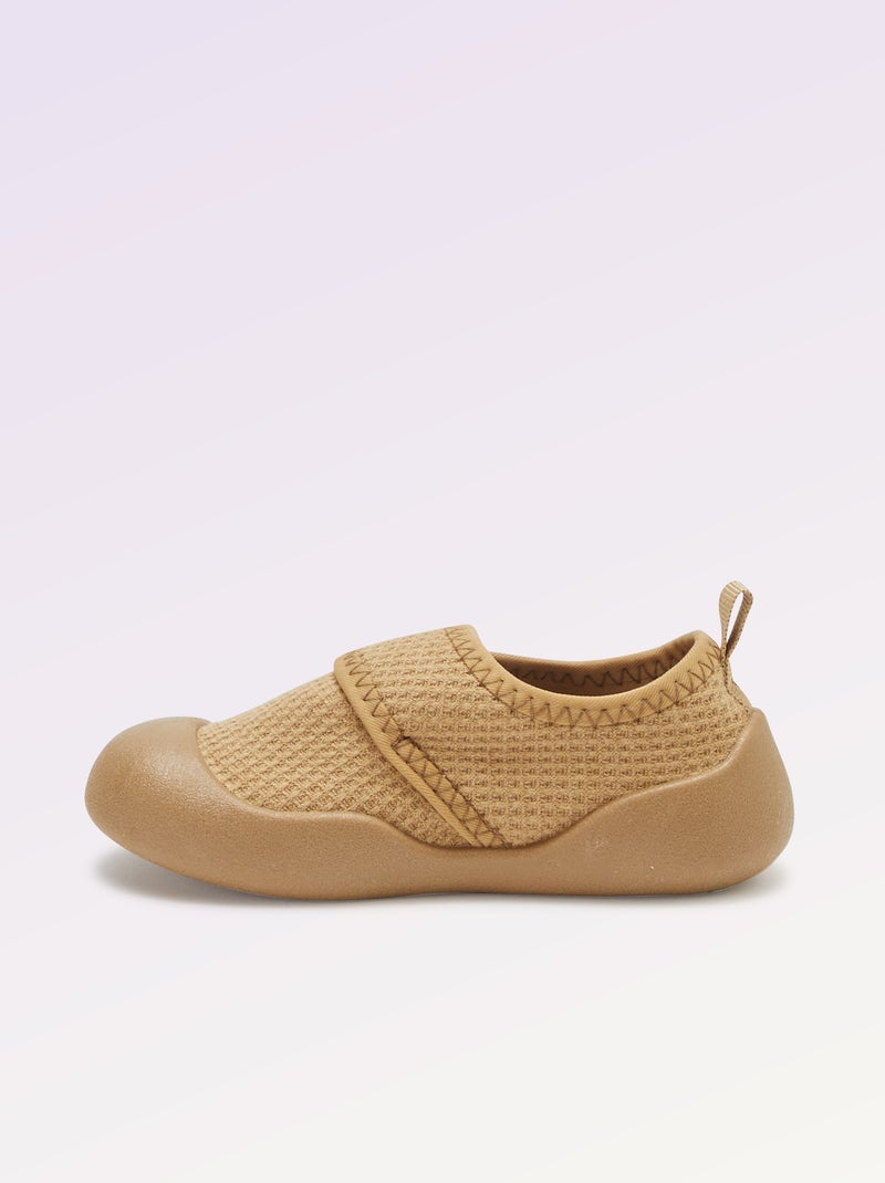 Zapatitos de motricidad 3 'primeros pasos' - Kitchoun Marron - Kiabi
