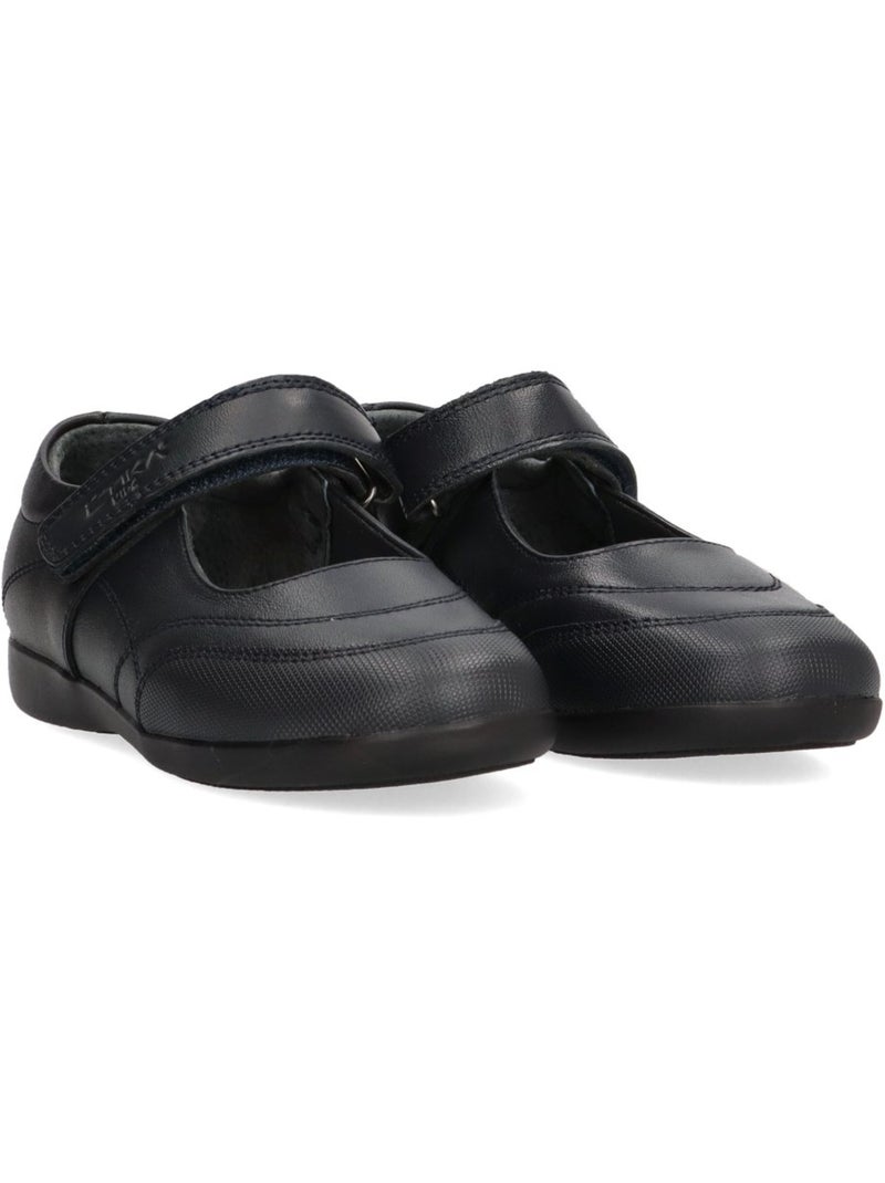 Zapato Colegial Niña Suela Plana - Etika Azul - Kiabi