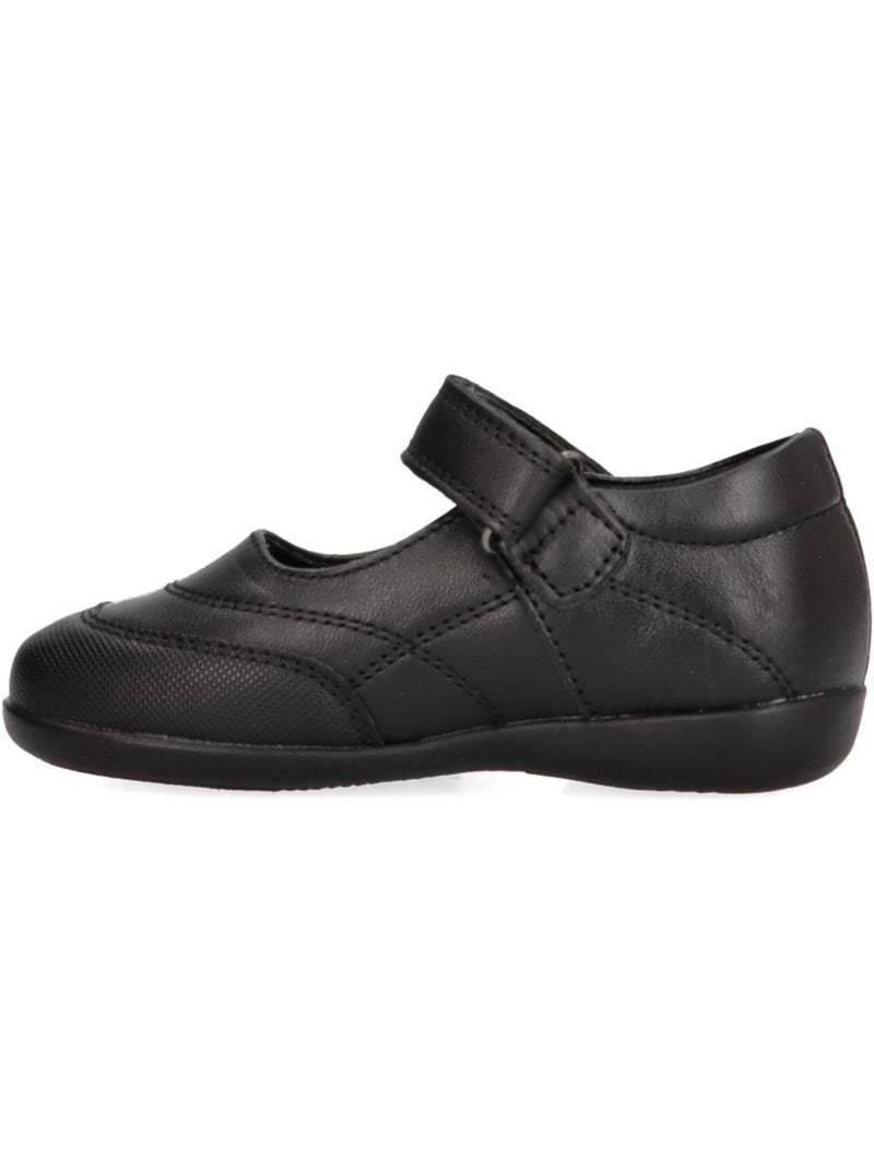 Zapato Colegial Niña Suela Plana - Etika Negro - Kiabi