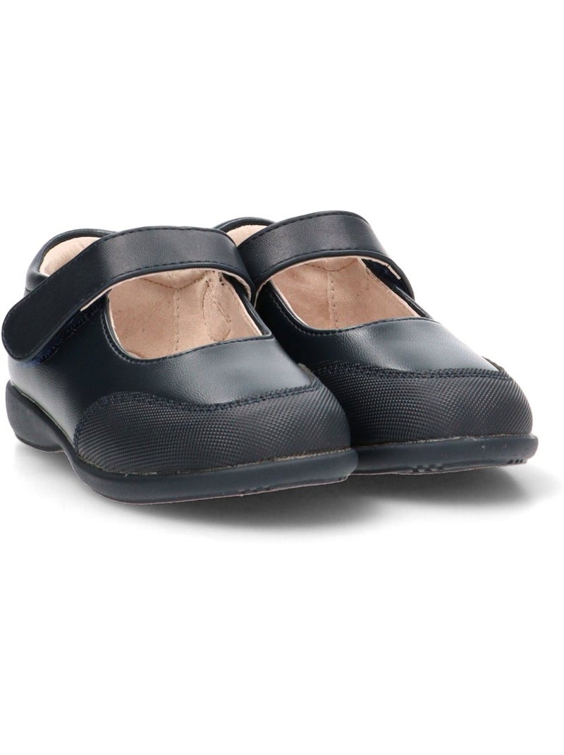 Zapato Colegial Niña Suela Plana - Luna Kids Azul marino - Kiabi