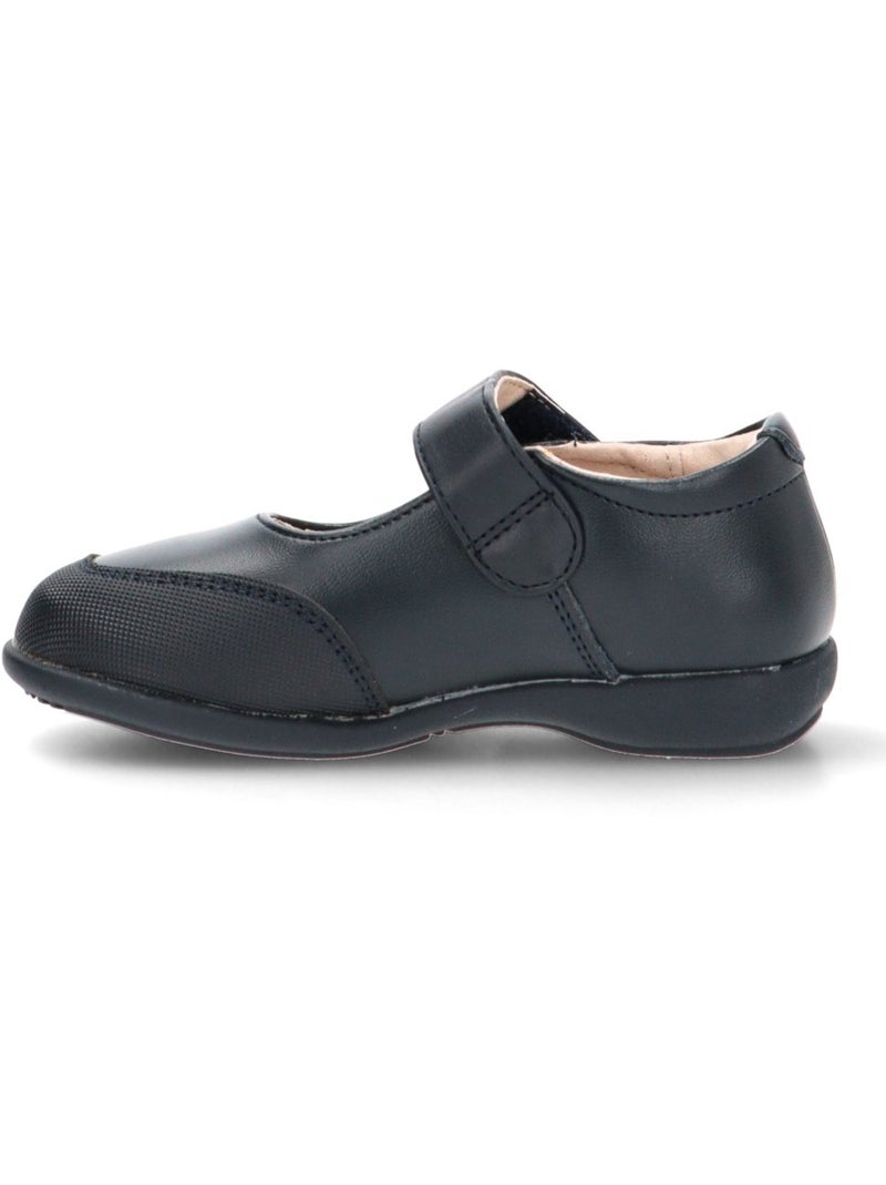 Zapato Colegial Niña Suela Plana - Luna Kids Azul marino - Kiabi