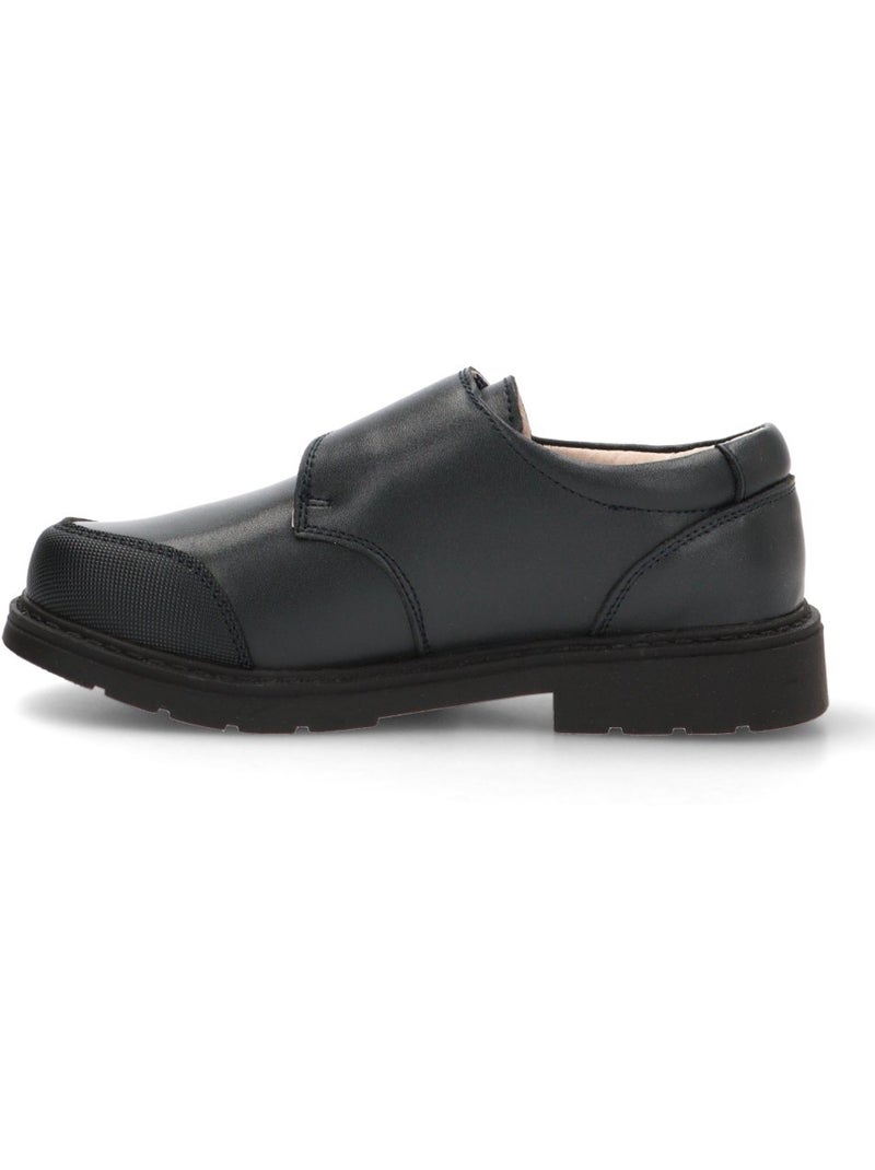 Zapato colegial niño suela plana - bubble bobble Azul marino - Kiabi