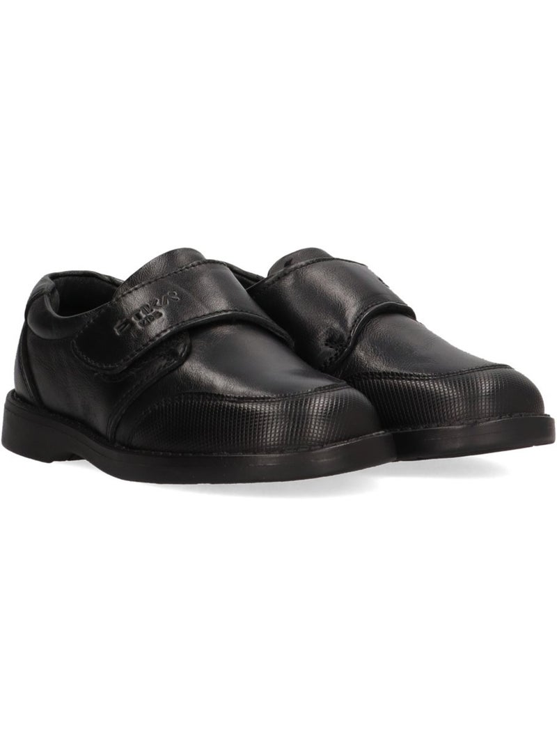 Zapato Colegial Niño Suela Plana - Etika Negro - Kiabi