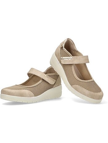 Zapato Cómodas Mujer Cuña Media - Amarpies