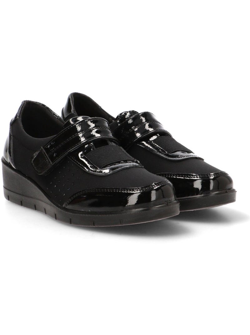 Zapato Cómodas Mujer Cuña Media - Armony Negro - Kiabi