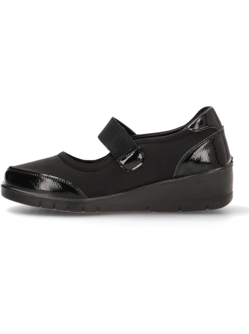 Zapato Cómodas Mujer Cuña Media - Armony Negro - Kiabi