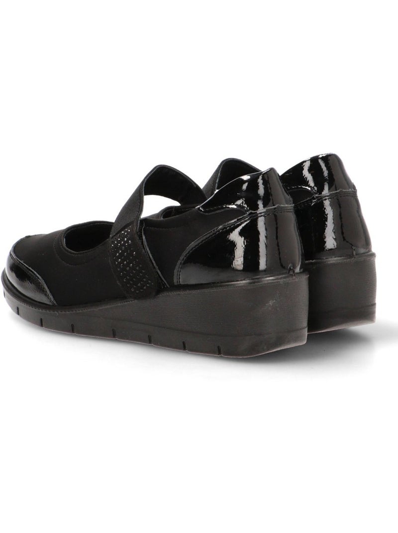 Zapato Cómodas Mujer Cuña Media - Armony Negro - Kiabi