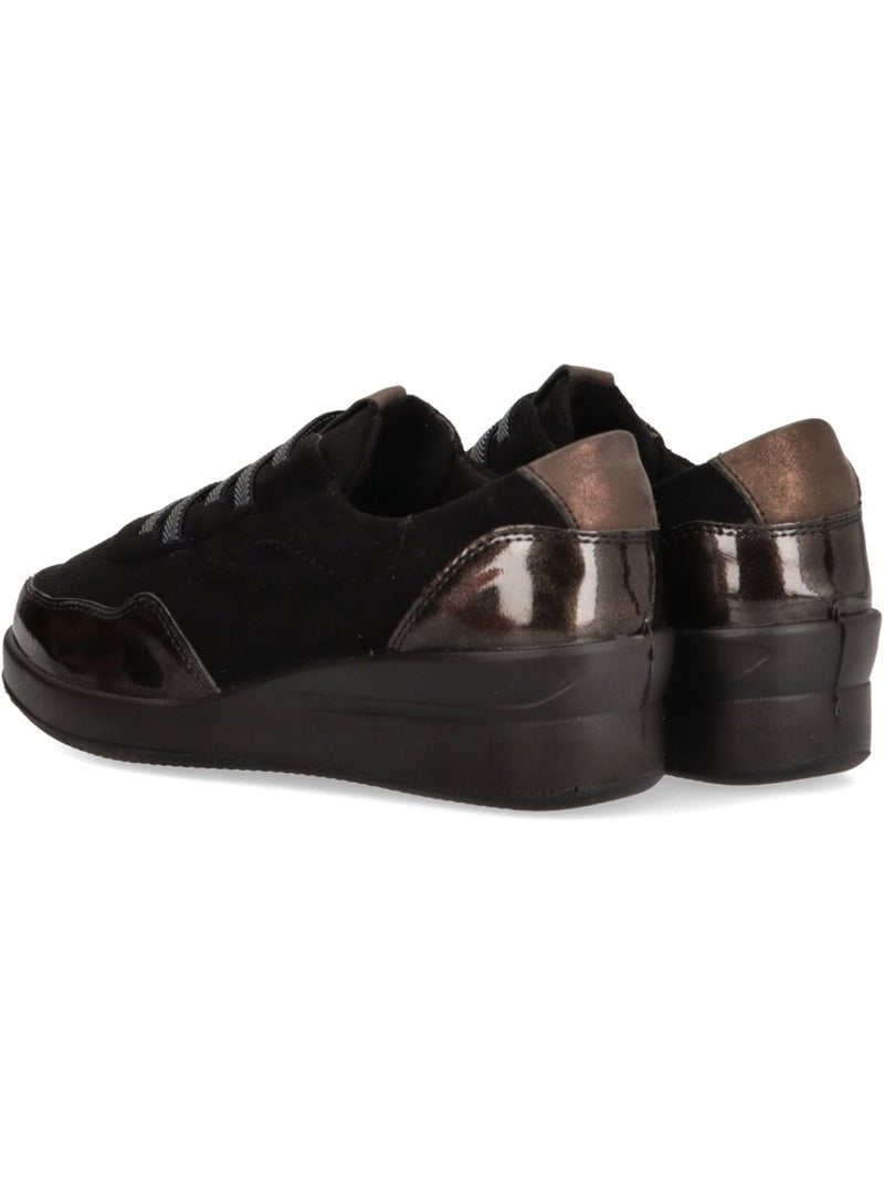 Zapato Cómodas Mujer Cuña Media - Armony Negro - Kiabi