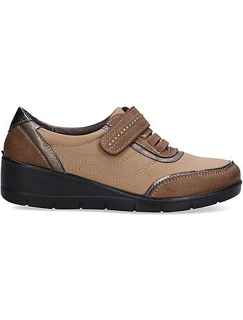 Zapato Cómodas Mujer Cuña Media - Mysoft