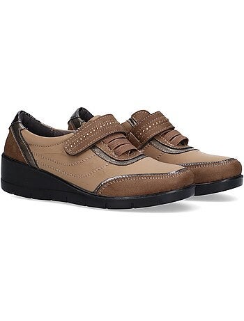 Zapato Cómodas Mujer Cuña Media - Mysoft