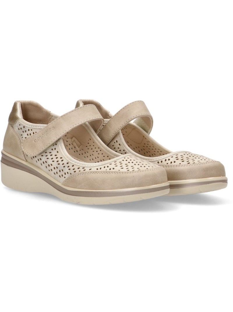 Zapato Cómodas Mujer Suela Plana - Amarpies Beige - Kiabi