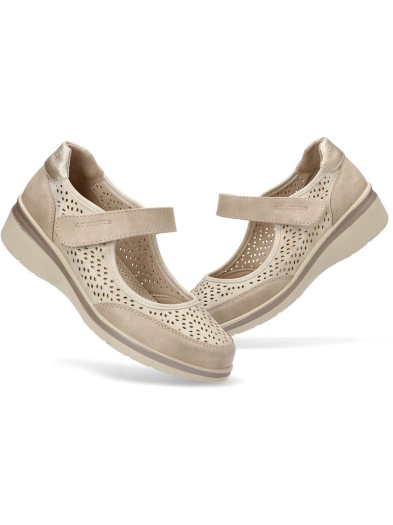 Zapato Cómodas Mujer Suela Plana - Amarpies Beige - Kiabi