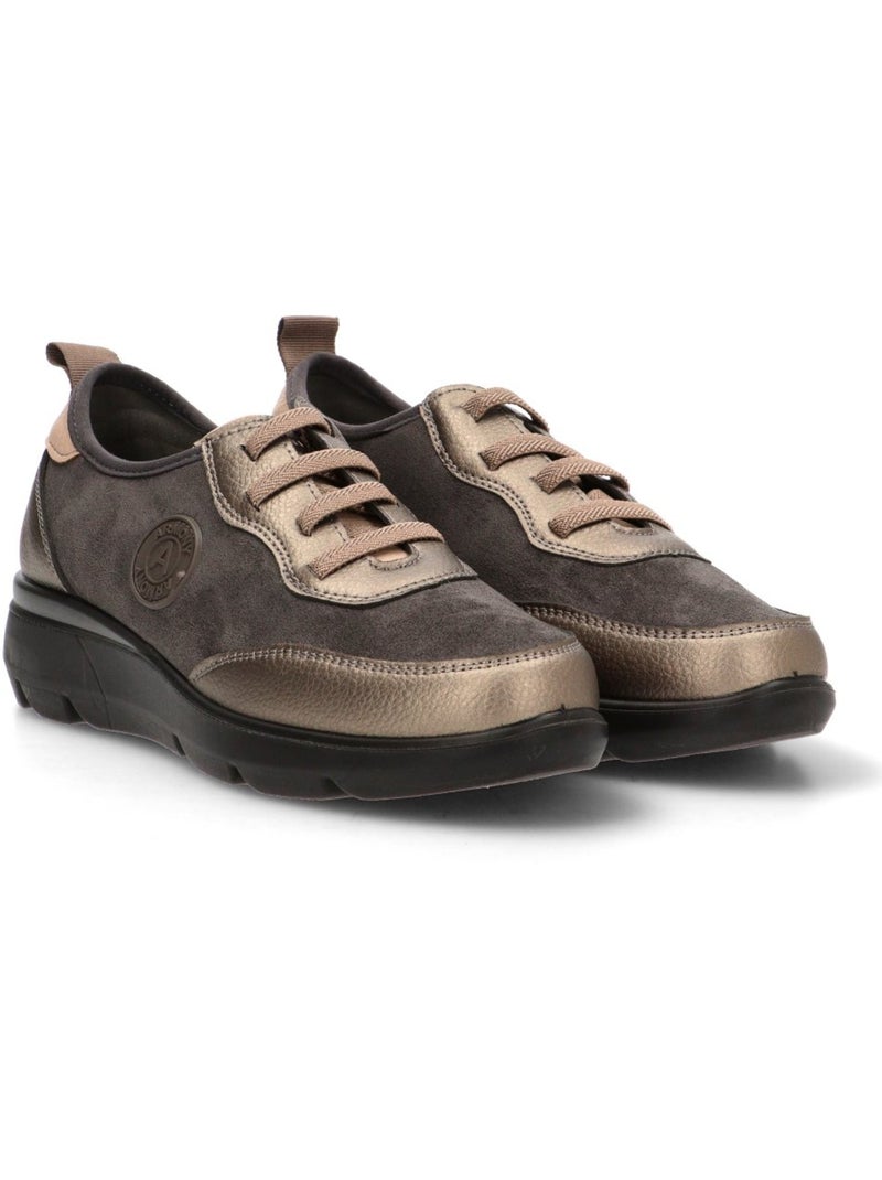 Zapato Cómodas Mujer Suela Plana - Armony Gris - Kiabi