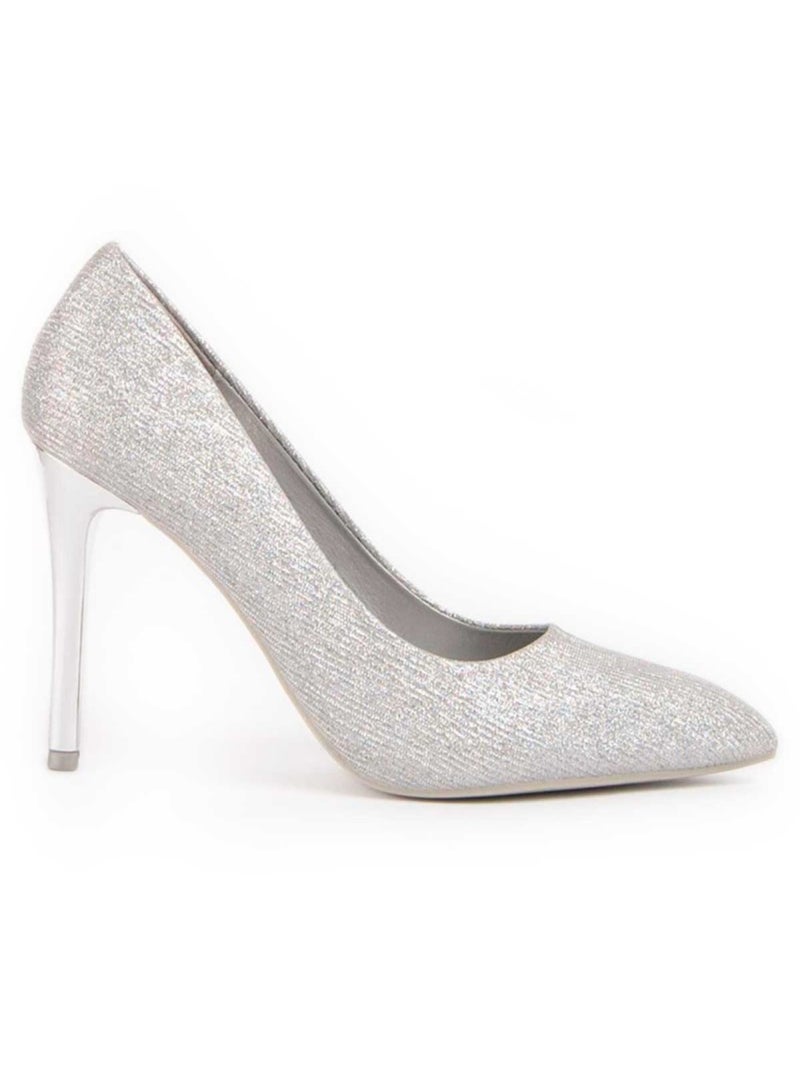 Zapato De Tacón Para Mujer.  Montevita  Queen Plata - Kiabi