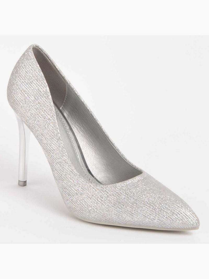 Zapato De Tacón Para Mujer.  Montevita  Queen Plata - Kiabi