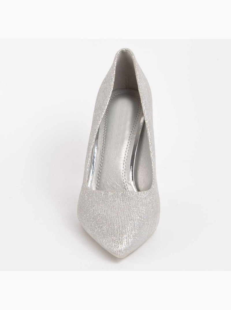 Zapato De Tacón Para Mujer.  Montevita  Queen Plata - Kiabi