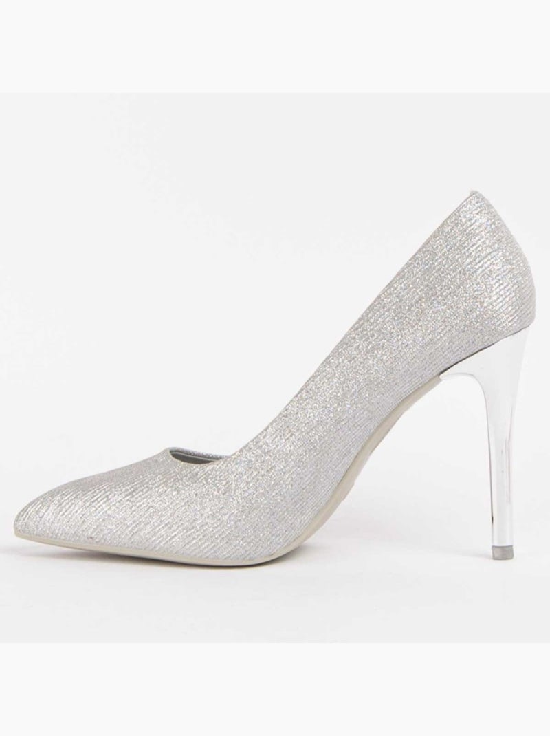 Zapato De Tacón Para Mujer.  Montevita  Queen Plata - Kiabi
