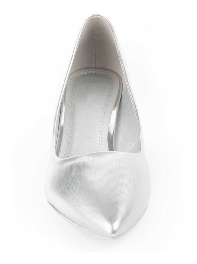 Zapato De Tacón Para Mujer. Montevita Sloons Plata - Kiabi