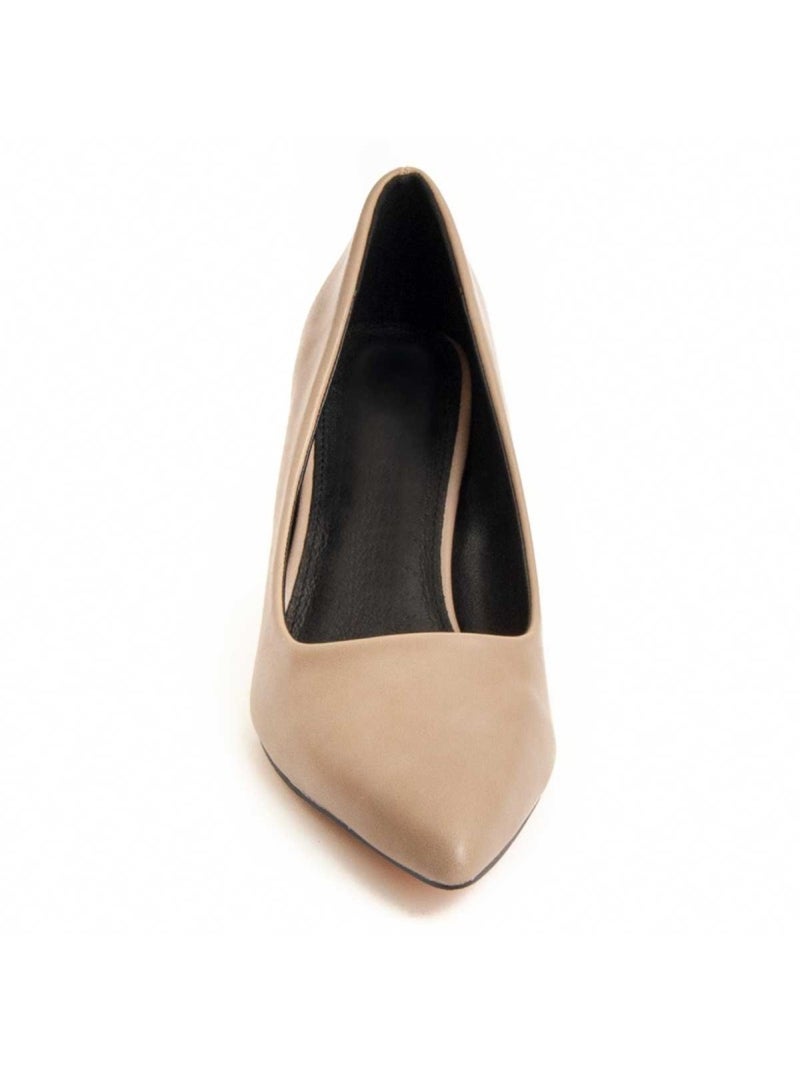 Zapato De Tacón Para Mujer.  Montevita  Talei Beige - Kiabi