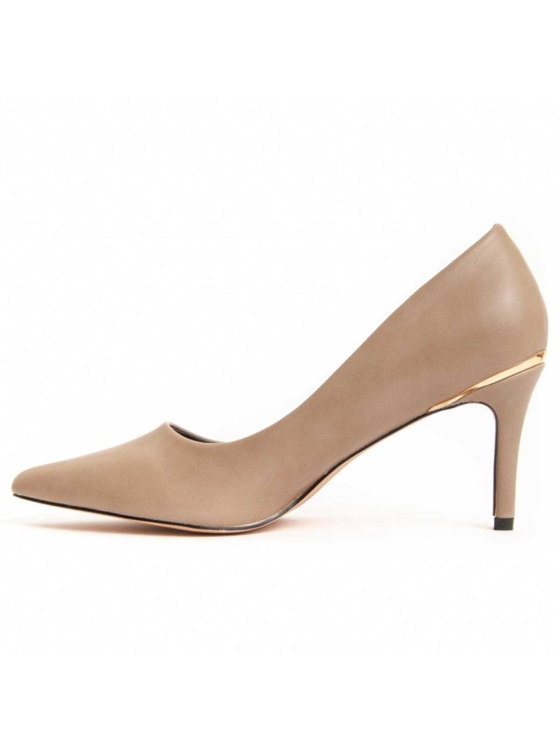 Zapato De Tacón Para Mujer.  Montevita  Talei Beige - Kiabi