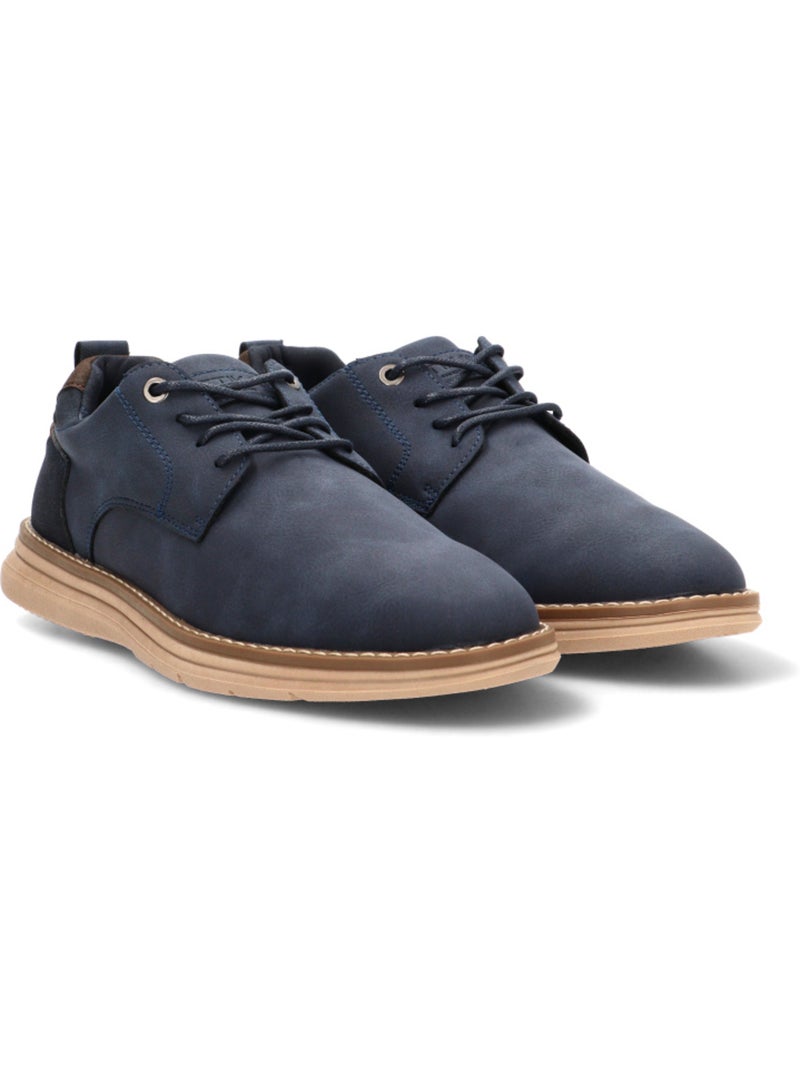 Zapato diario hombre suela plana - etika Azul marino - Kiabi