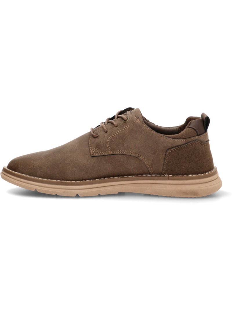 Zapato diario hombre suela plana - etika Taupe - Kiabi