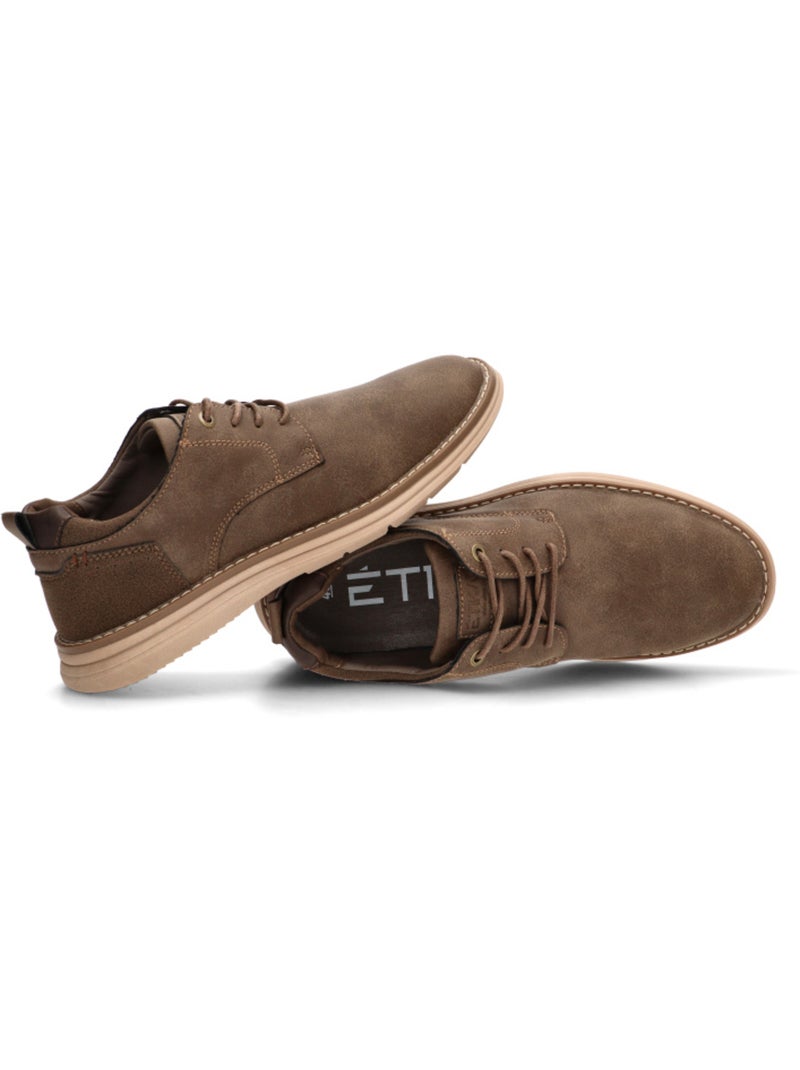 Zapato diario hombre suela plana - etika Taupe - Kiabi