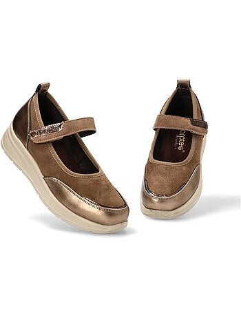 Zapato Diario Mujer Cuña Media - Amarpies