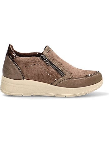 Zapato Diario Mujer Cuña Media - Amarpies