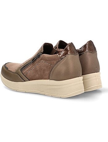 Zapato Diario Mujer Cuña Media - Amarpies