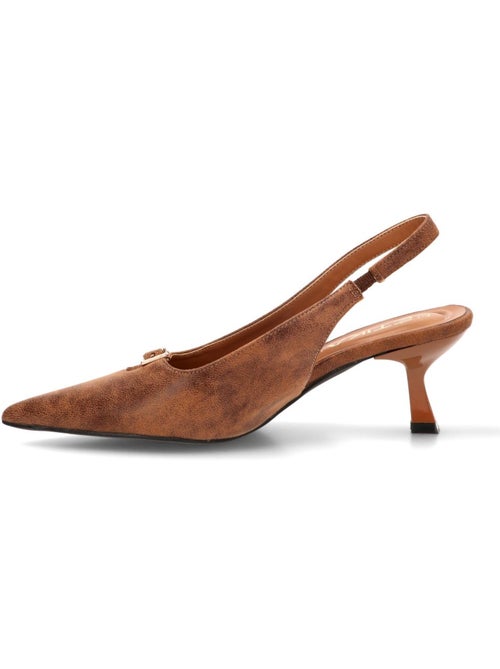Zapato weekend mujer tacón medio - etika - Kiabi