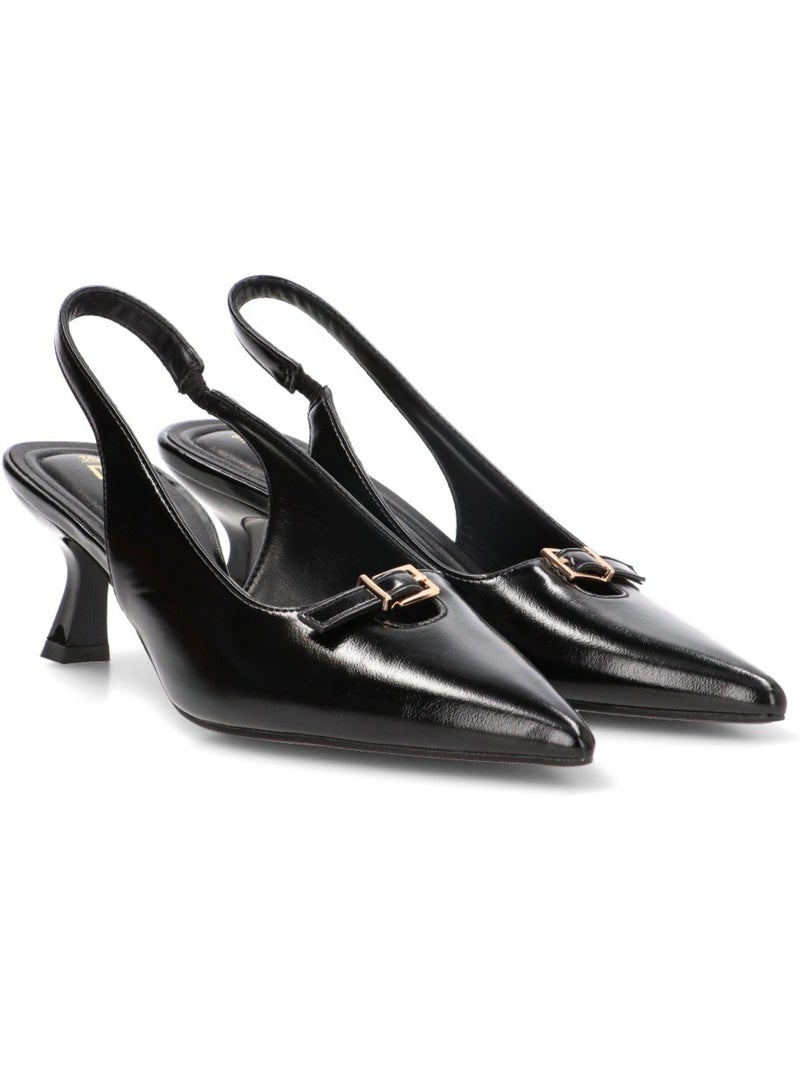 Zapato weekend mujer tacón medio - etika Negro - Kiabi