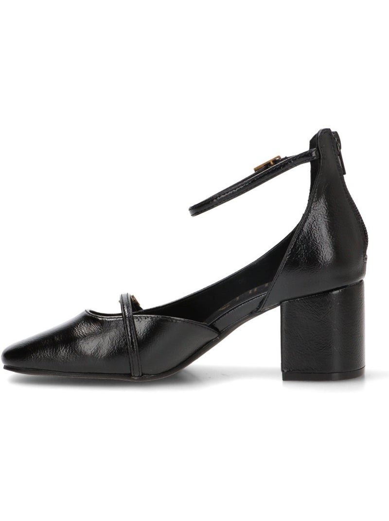 Zapato weekend mujer tacón medio - yulia Negro - Kiabi