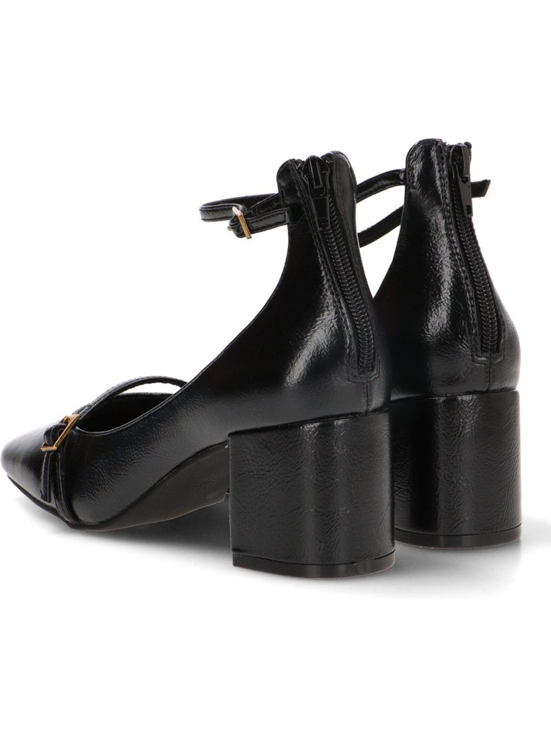 Zapato weekend mujer tacón medio - yulia Negro - Kiabi