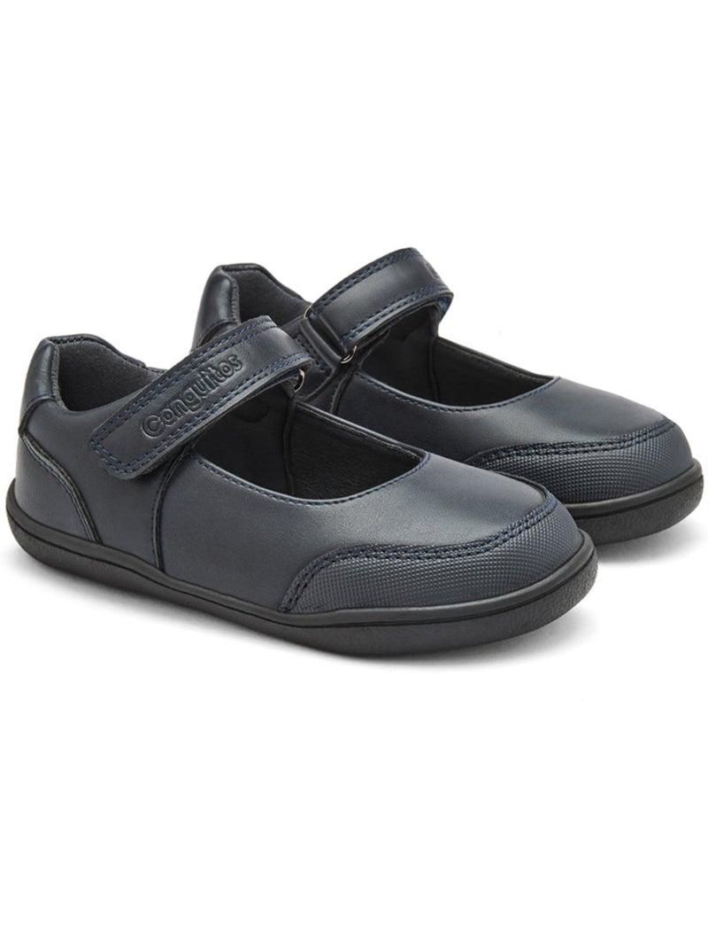 Zapatos colegiales conguitos barefoot goflex Azul marino - Kiabi
