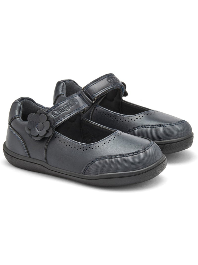 Zapatos colegiales conguitos barefoot goflex Azul marino - Kiabi
