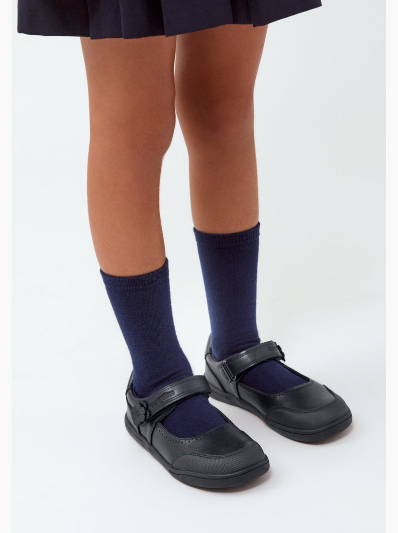 Zapatos colegiales conguitos barefoot goflex Azul marino - Kiabi