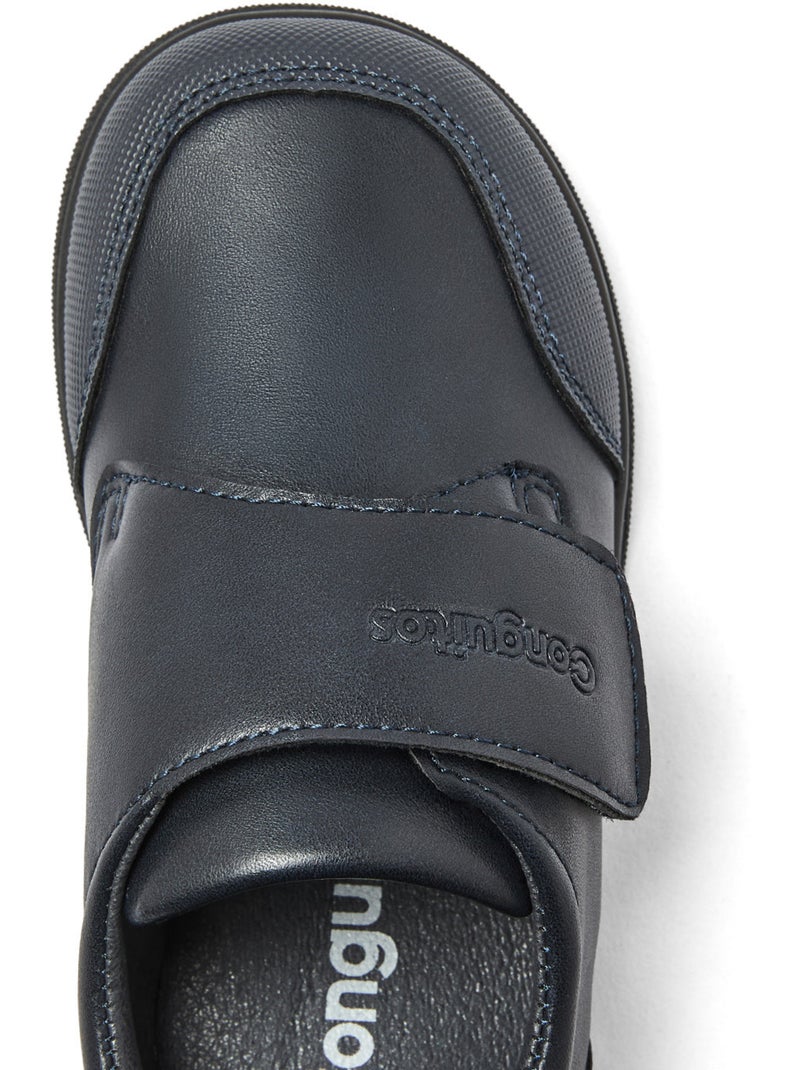 Zapatos colegiales conguitos barefoot goflex Azul marino - Kiabi